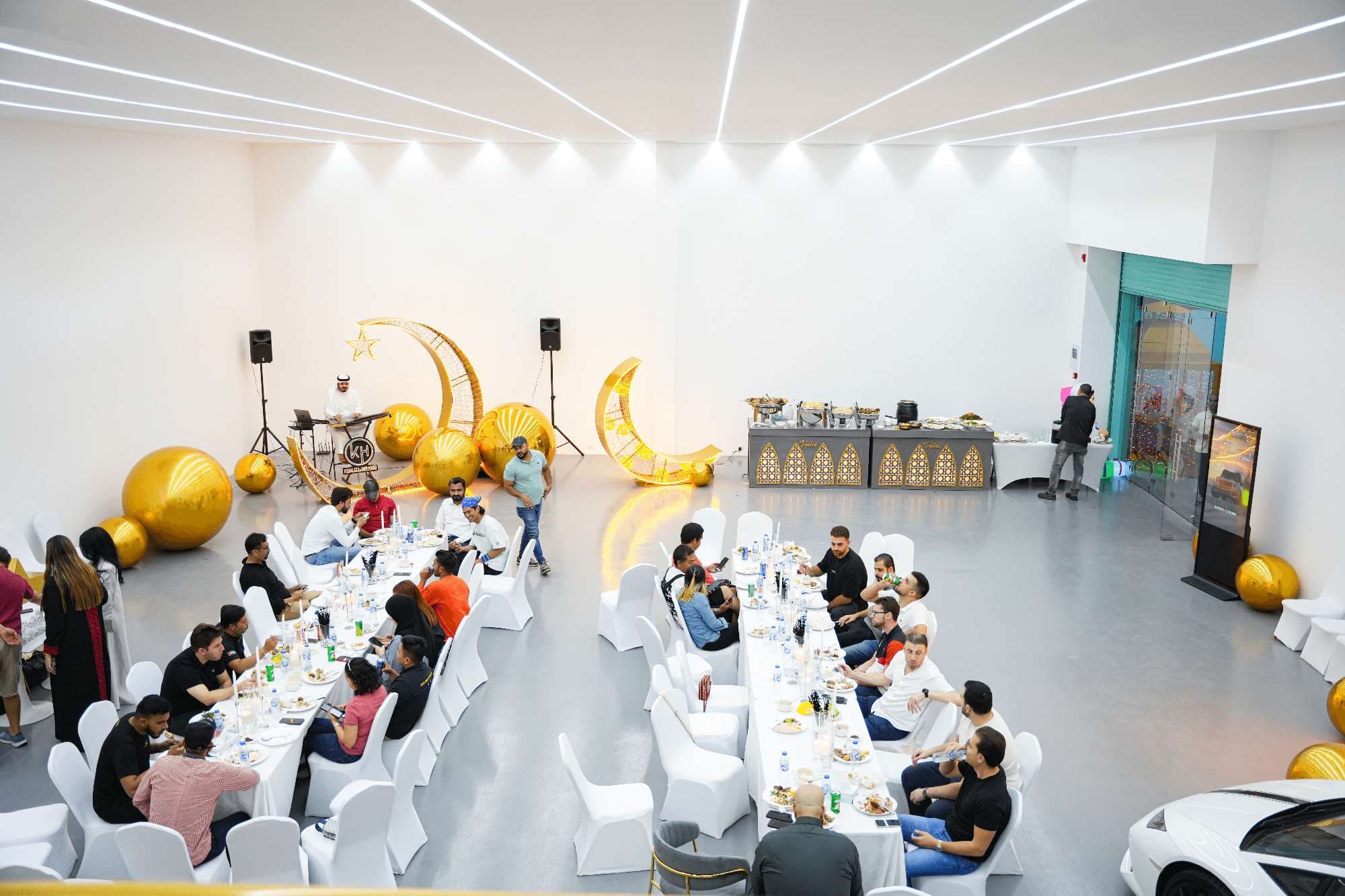 Corporate event setup