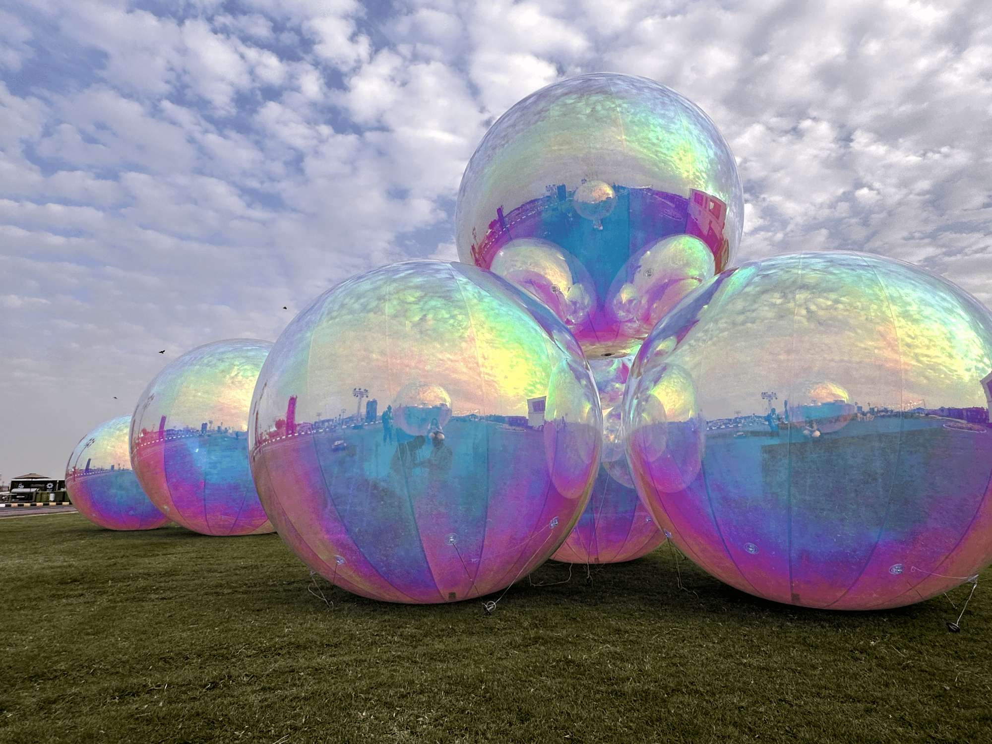 Giant bubble installation by Pampa Events — photo 9