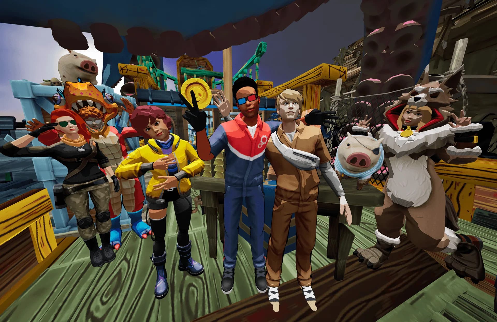 Portal Arcade, Colorful Team Shooter